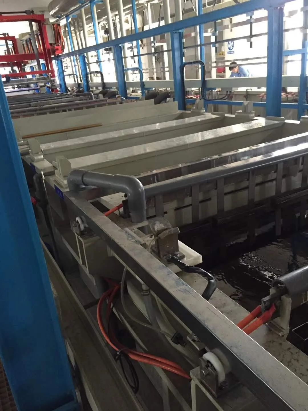 The use of JY-L8820RFID readers in electroplating production lines