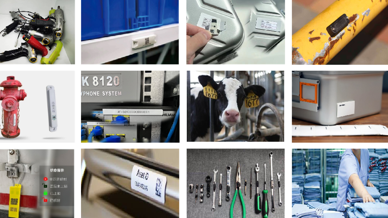 What are the card neck technologies for RFID passive electronic tags?